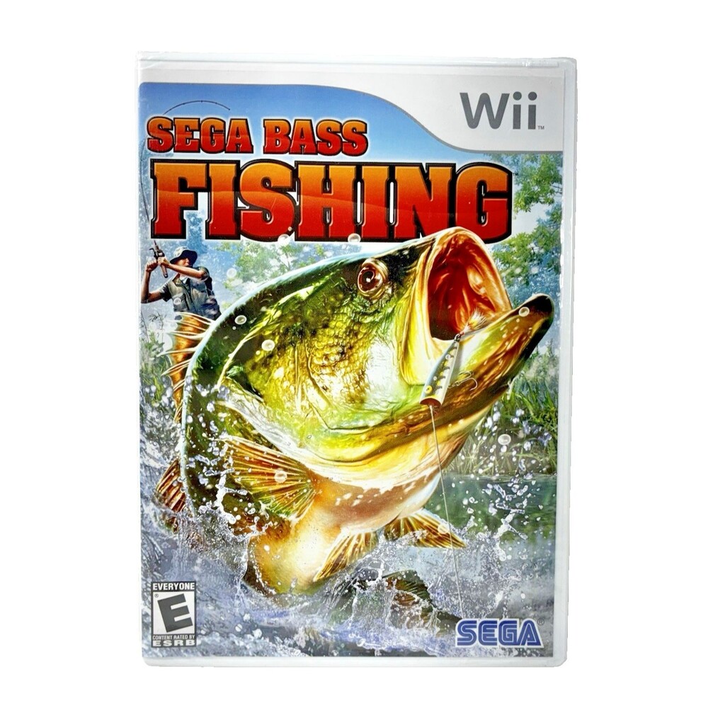 Sega Bass Fishing Nintendo Vintage 2006 Wii New Factory Sealed